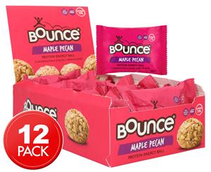 12 x Bounce Protein Energy Balls Maple Pecan 42g