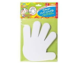 18pce 16cm Hand Cut-Outs Ideal for Home or School Projects Acid Free DYI