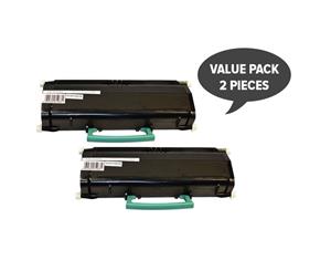 2 x E260 Black Generic Toner Cartridge