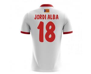 2017-18 Catalunya Airo Away Shirt (Jordi Alba 18)