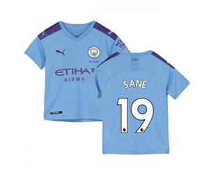 2019-2020 Manchester City Puma Home Football Shirt (Kids) (SANE 19)