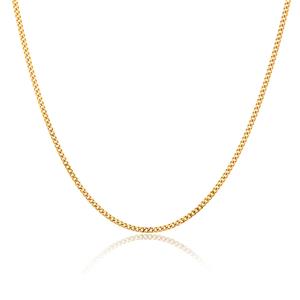 55cm (22") Curb Chain in 10ct Yellow Gold