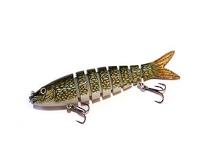 5.5" Swimbait Fishing Lure Jointed Sinking Swim Stick Bait Jewfish Cod Tackle 2