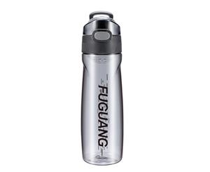 700ml Portable Drinking Bottle Plastic Water Bottle for Sports-Grey