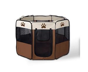 8 Panel Portable Puppy Dog Pet Exercise Playpen Crate Large