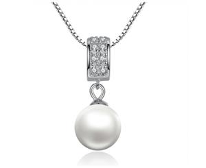 ARGENTIA - 925 Silver Pearl Drop Necklace