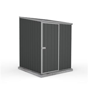 Absco Sheds 1.52 x 1.52 x 2.08m Space Saver Single Door Shed - Monument