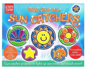 Activity Station Paint Your Own Sun Catchers Activity Set