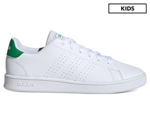 Adidas Boys' Advantage K Sneakers - White/Green