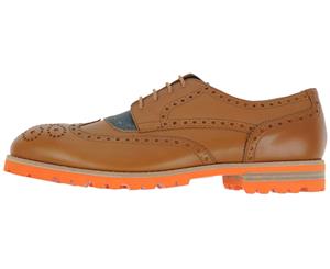 Alberto Guardiani Men's Brogue Shoe - Brown