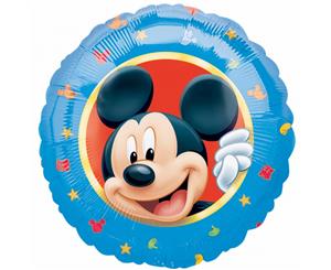 Amscan 18 Inch Disney Mickey Mouse Circular Foil Balloon (Blue) - SG3867