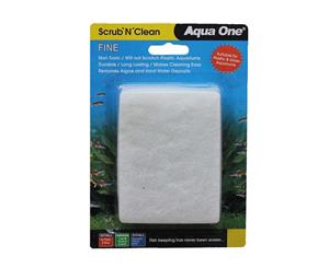 Aqua One Scrub Algae Pad Fine 23203 Scrub N Clean