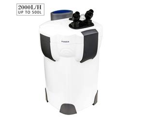 Aquarium UV Light External Canister Filter + Media Kit 2000L/H