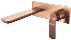 Arcisan Synergii Wall Mounted Basin Mixer - Rose Gold PVD