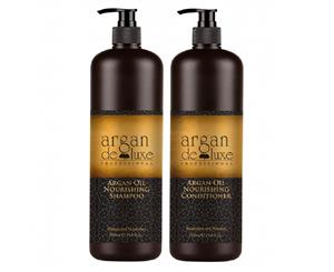 Argan De Luxe Nourishing Shampoo & Conditioner 1000ml