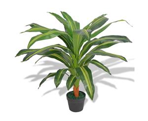 Artificial Dracaena Plant with Pot 90cm Green Fake Foliage Decor Home