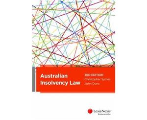 Australian Insolvency Law 3rd edition