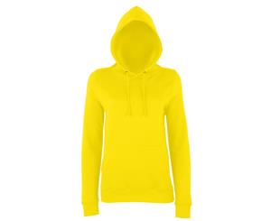 Awdis Just Hoods Womens/Ladies Girlie College Pullover Hoodie (Sun Yellow) - RW3481