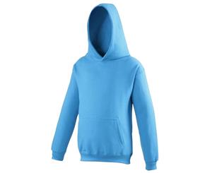 Awdis Kids Unisex Hooded Sweatshirt / Hoodie / Schoolwear (Sapphire Blue) - RW169