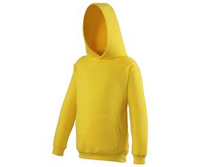 Awdis Kids Unisex Hooded Sweatshirt / Hoodie / Schoolwear (Sun Yellow) - RW169