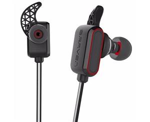 BRAVEN FLYE SPORT REFLECT WIRELESS WATER-RESISTANT EARBUDS - GREY/RED