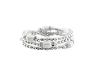 Barcs Freshwater Pearl Multi Stretch Bracelet