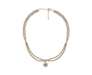 Barcs Heartfelt Necklace With Rose-Gold Double Strand