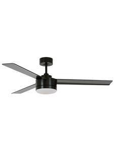 Bayside Lagoon 132cm 3 Blade Fan and Light in Black