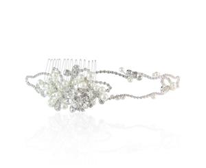 Bella Krystal - Women's Jeneen Crystal & Pearl Hair Comb