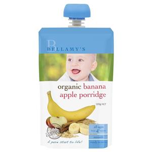 Bellamy's Organic Banana Apple Porridge 120g