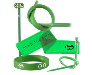 Bendy Stationery Bundle - Green