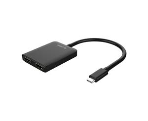 Blupeak USB-C to Dual HDMI 4K2K Adapter for MacBook/Chromebook/Android Devices