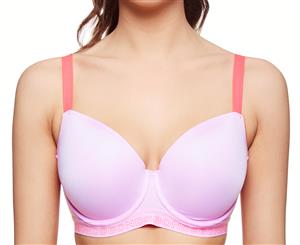 Bonds Women's Everyday Full Busted Bra - Pink Posy/Pomegranate Pop