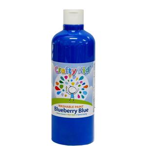 Boyle 500ml Blueberry Blue Crafty Kid Washable Paint