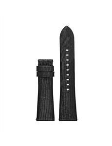 Bradshaw Black Embossed Lizard Strap