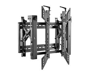 Brateck 45"-70" Pop-Out Portrait Video Wall Bracket. Max Load 70kg VESA support up to 600x400. Micro-adjustment points for display alignment and