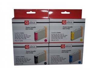 Brother Compatible LC-37 57 Inkjet Cartridge 4 Pack Combo