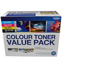 Brother TN251/TN255 Toner Kit Black Cyan Magenta Yellow