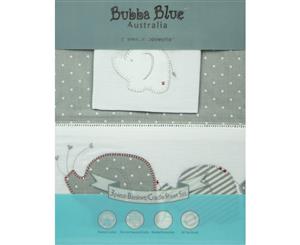 Bubba Blue Petit Elephant Bassinet Sheet Set