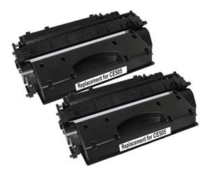 CE505A #05A Cart 319i Premium Generic Toner For HP Printers 2-Pack - Black