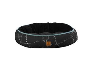 Charlie's Pet Oval Funk Nest Black Marble S-45*56*15CM