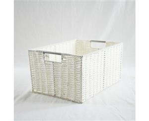 Chattel Storage Basket White Large