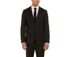 Cole Haan Tailored Wool-Blend Suit With Flat Front Pant