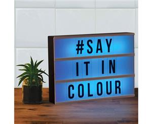 Colour Changing Light Up Message Board