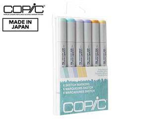 Copic Sketch Set Pale Pastels 6pk - Multi