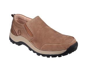 Cotswold Mens Sheepscombe Slip On Twin Gusset Shoes (Tan) - FS3465