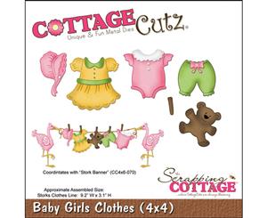 CottageCutz Die-Baby Girl Clothes .2&quotX.5" To 1.5&quotX1.5"