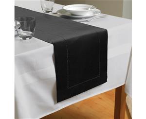 Country Club Table Runner Black