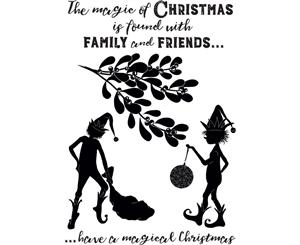 Crafters Companion Clear Stamps - 4.1 inchX5.8 inch Magical Christmas