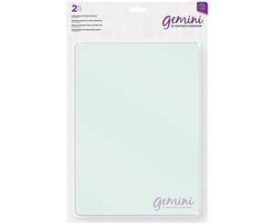 Crafters Companion Gemini Clear Cutting Plates 2 pack - For Double-Sided Dies